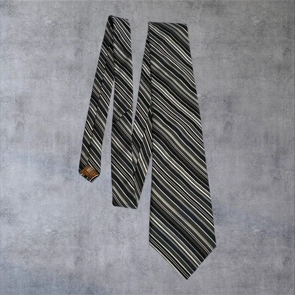 Michael Kors Necktie Lot‎ Mens OS Blue/Striped/Orange 3 Piece Silk Mixed Lot Set
